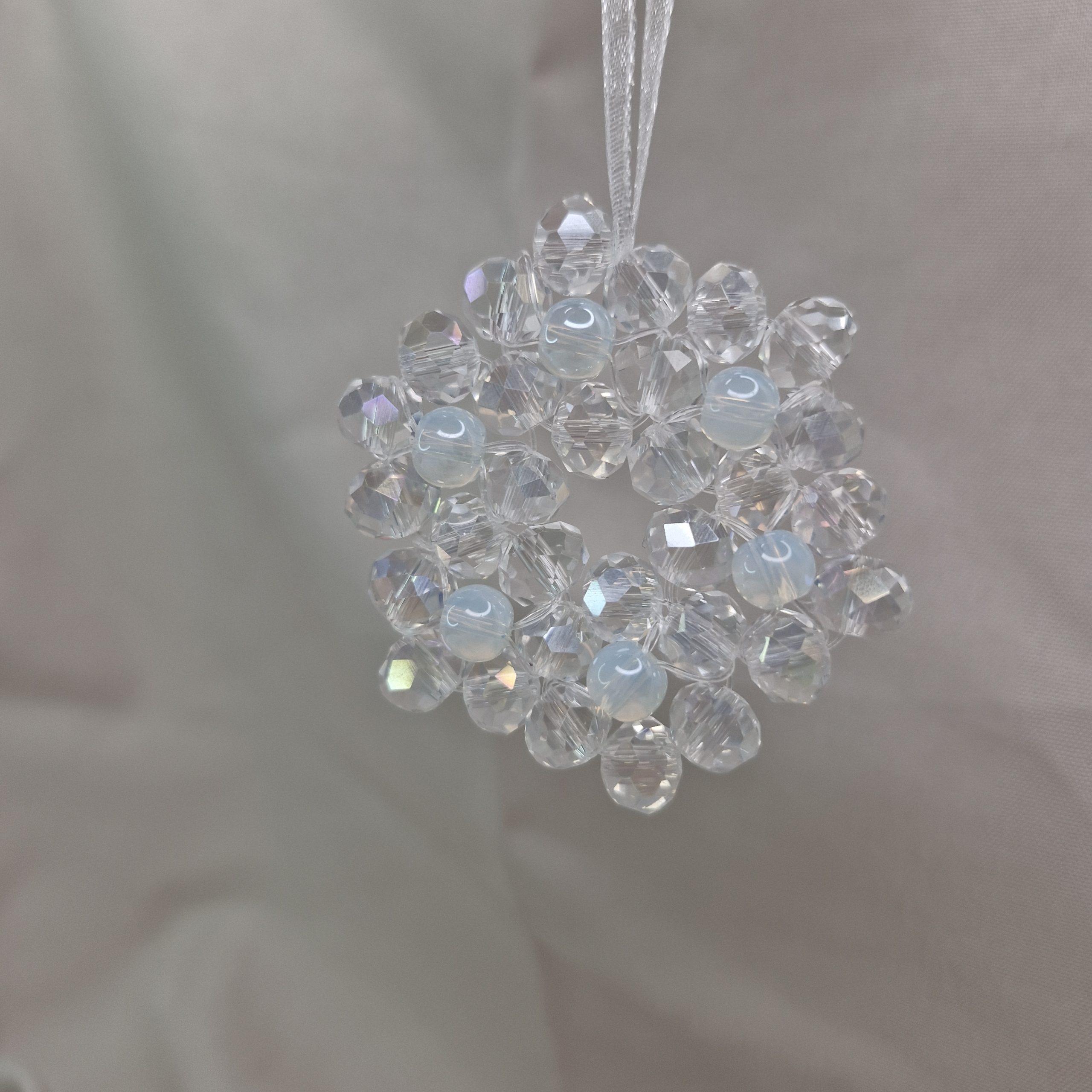 Clear CB and White - snowflake