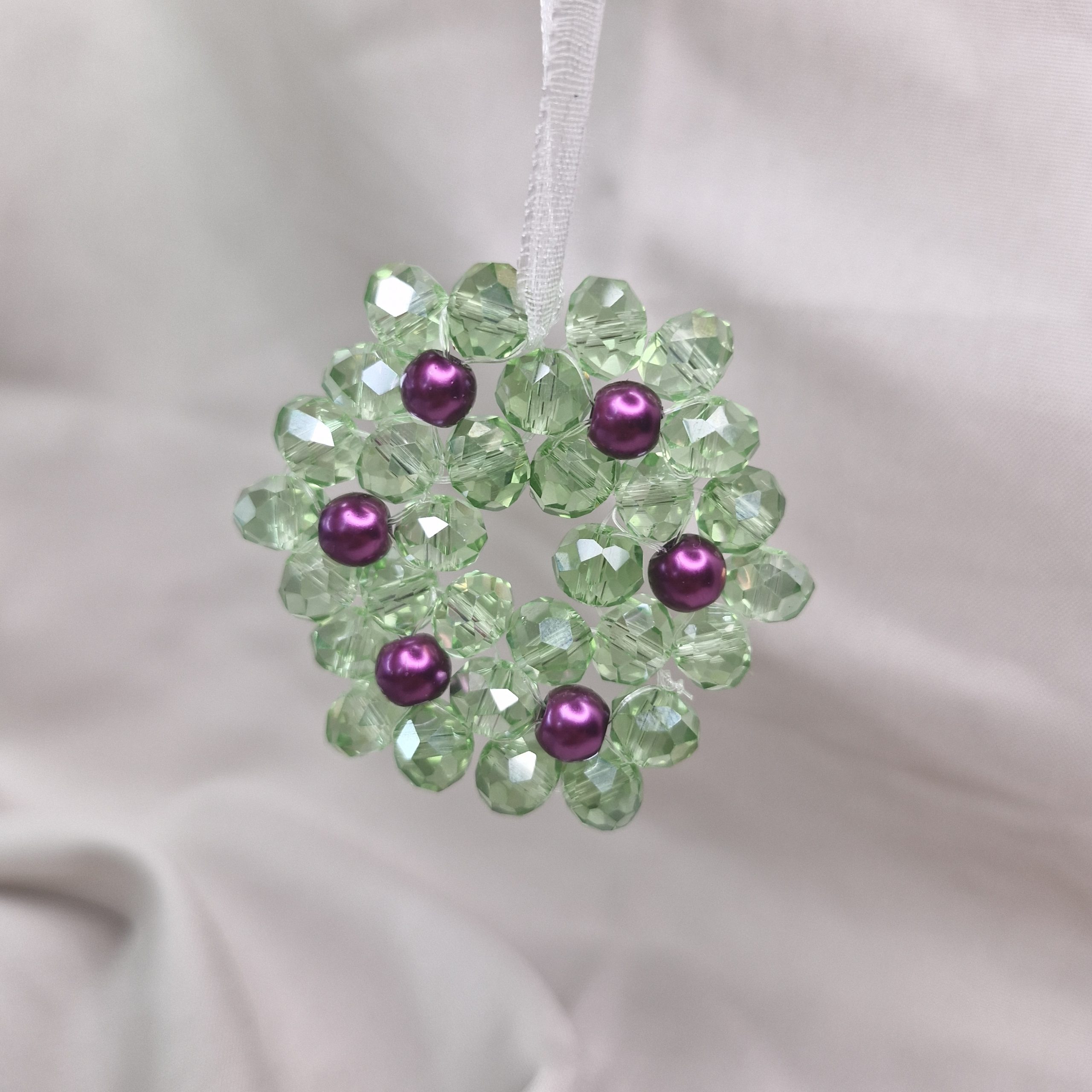 Light Green and Cadbury Purple