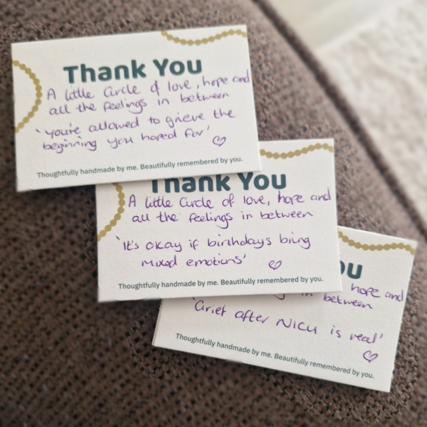 Cards that come with it