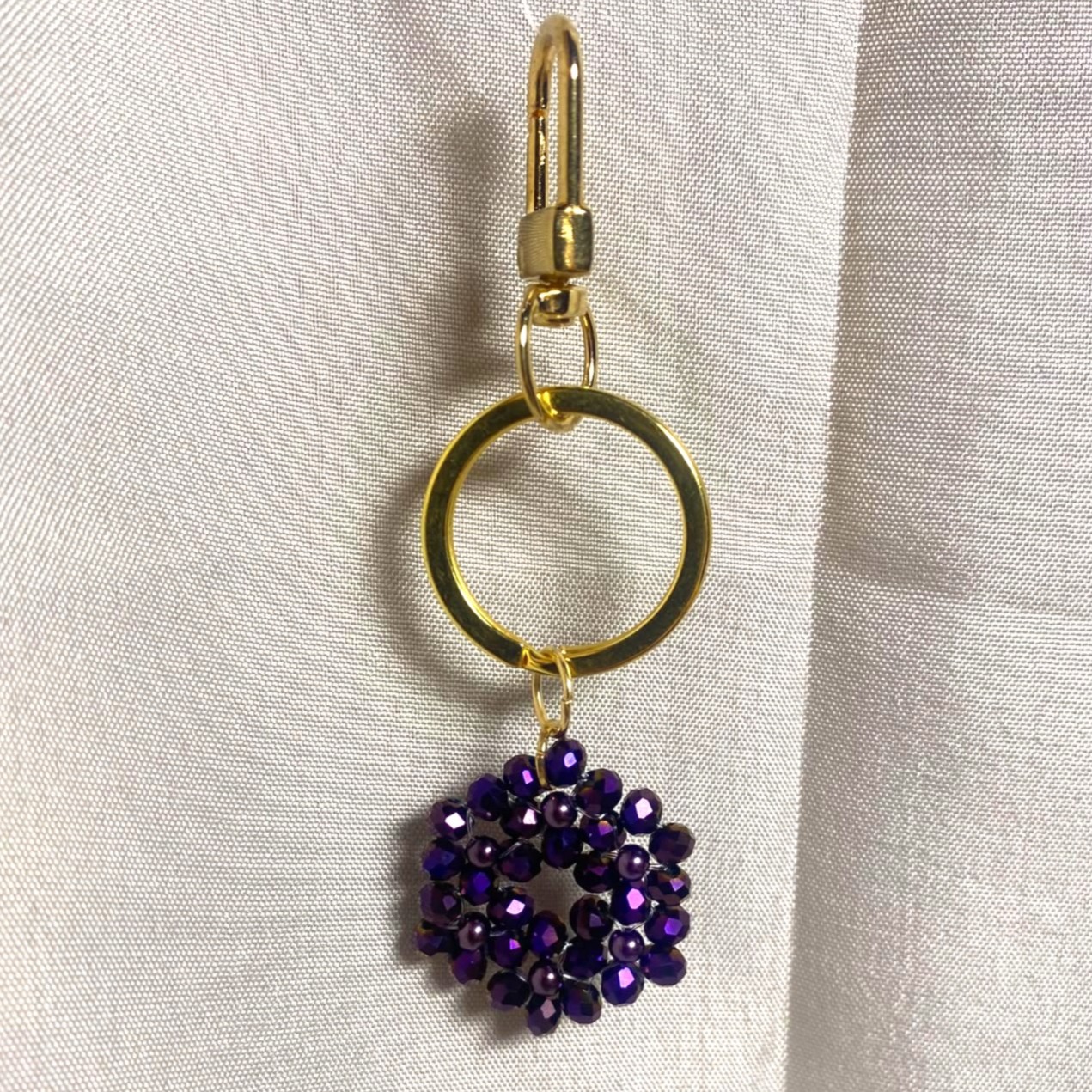 Gold keyring